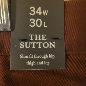 J Crew pants, maroon, 34x30